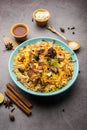 Gosht Pulao Or Mutton BiryaniÃÂ  - Popular Indian Non vegetarian food Royalty Free Stock Photo